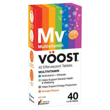VÖOST Mv Multivitamin Orange Flavour 40 Effervescent Tablets - GimmeNow