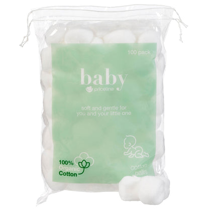 Priceline Baby Cotton Balls 100 Pack