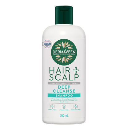 DermaVeen Hair + Scalp Deep Cleanse Shampoo 500mL - GimmeNow