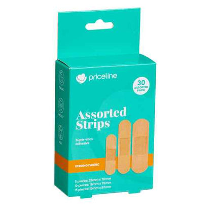 Priceline Assorted Strips 30 Pack