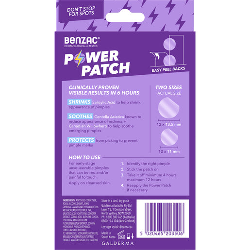 Benzac Power Patch 24 Patches - GimmeNow