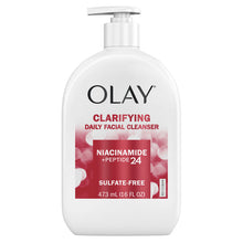 Olay Clarifying Daily Facial Cleanser Niacinamide + Peptide24 473mL - GimmeNow