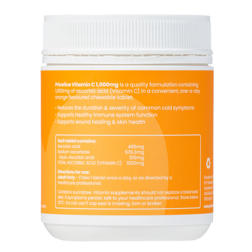 Priceline Vitamin C 1,000mg 150 Tablets - GimmeNow
