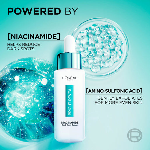L'Oréal Paris Bright Reveal 10% [Niacinamide + Amino-Sulfonic Acid] Dark Spot Serum 30mL