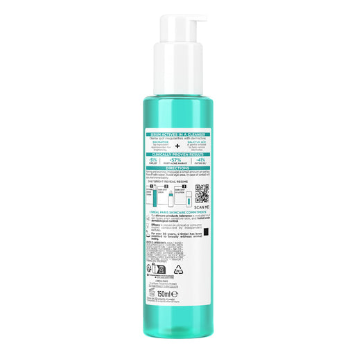 L'Oréal Paris Bright Reveal Niacinamide + Salicylic Acid Spot Fading Serum-in-Cleanser 150mL - GimmeNow