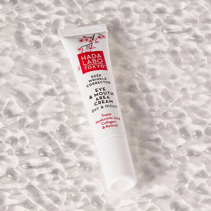 Hada Labo Anti-Aging Deep Wrinkle Corrector Eye & Mouth Area Cream 15mL - GimmeNow