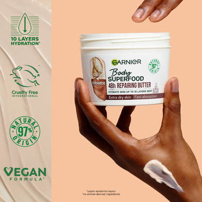 Garnier Body Superfood Cocoa + Ceramide 380mL - GimmeNow