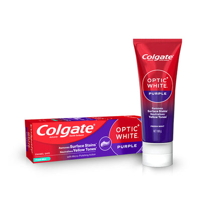 Colgate Optic White Purple Toothpaste Fresh Mint 100g