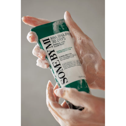SOME BY MI AHA BHA PHA 30 Days Miracle Acne Clear Foam 100mL - GimmeNow
