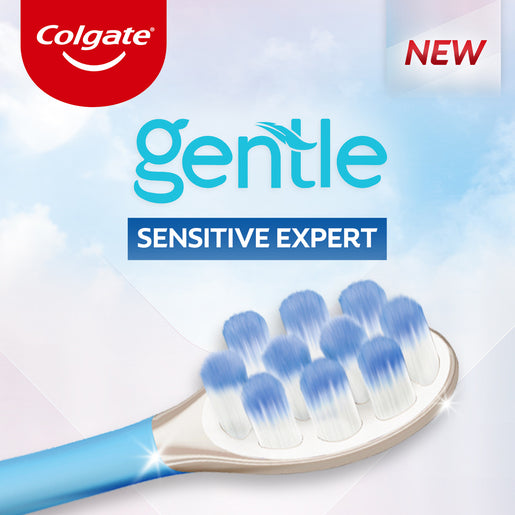 Colgate Gentle Sensitive Expert Toothbrush with Ultra Soft Bristles 2Pack - GimmeNow