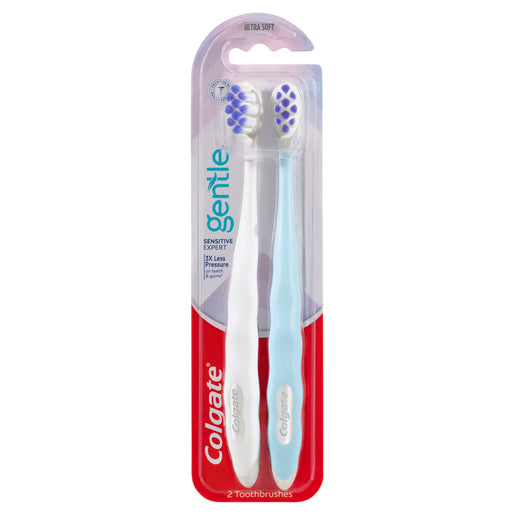 Colgate Gentle Sensitive Expert Toothbrush with Ultra Soft Bristles 2Pack - GimmeNow