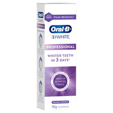 Oral-B 3D White Professional Enamel Strong Toothpaste 90g