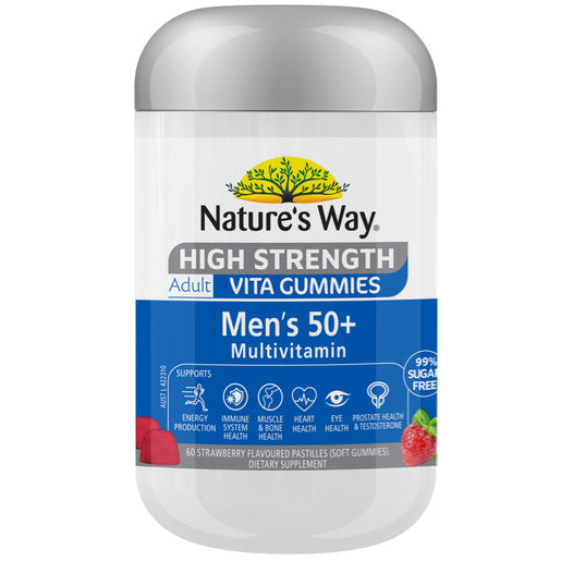 Nature's Way High Strength Adult Vita Gummies Men's 50+ Multivitamin 60 Gummies