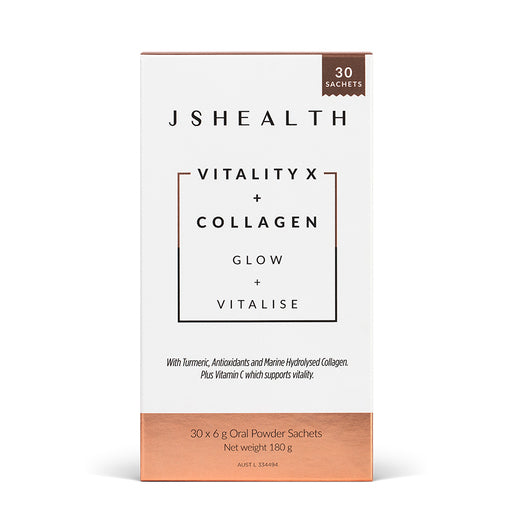 JSHealth Vitality X + Collagen Glow + Vitalise 30 Sachets - GimmeNow