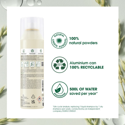 Klorane Dry Shampoo with Oat & Ceramide 250mL