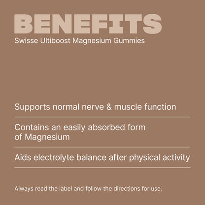 Swisse Ultiboost Magnesium Gummies 60 Gummies