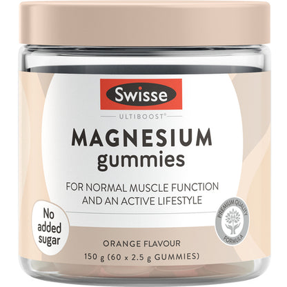 Swisse Ultiboost Magnesium Gummies 60 Gummies