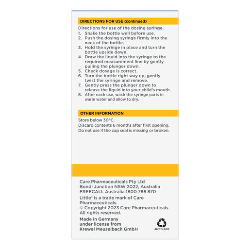 Little Coughs Dry Coughs Honey Flavour 200mL - GimmeNow