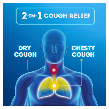 Vicks VapoDrops Dry + Chesty Cough Relief 24 Lozenges
