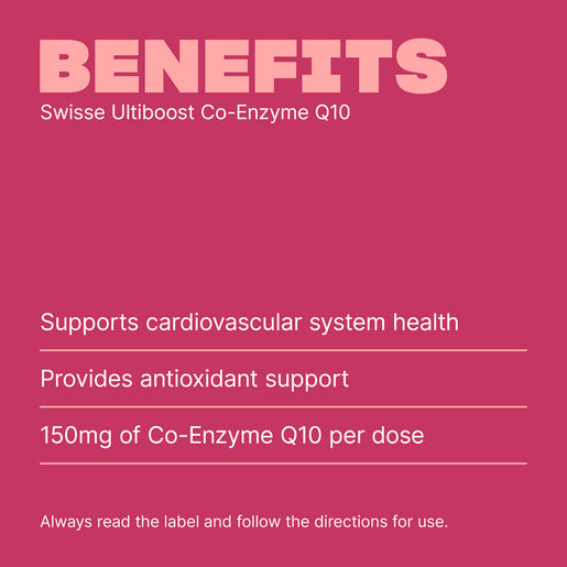 Swisse Ultiboost Co-Enzyme Q10 180 Capsules
