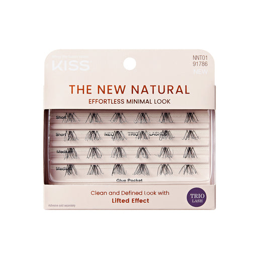 Kiss The New Natural Trio Lash Clusters 24 Pack