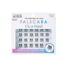 Kiss Falscara Wisps Clear Band Clusters 24 Pack