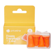 Priceline Foam Earplugs & Case 2 Pairs - GimmeNow