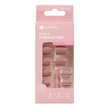 Priceline Square Press On Polished Nails - Cappucino Treat 1 Kit - GimmeNow