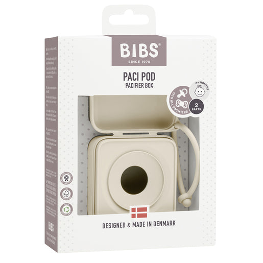 Bibs Paci Pod Pacifier Box Ivory 1 Pack