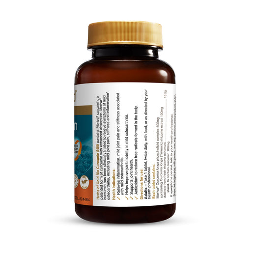 Herbs of Gold Bio Curcumin 5400 60 Tablets