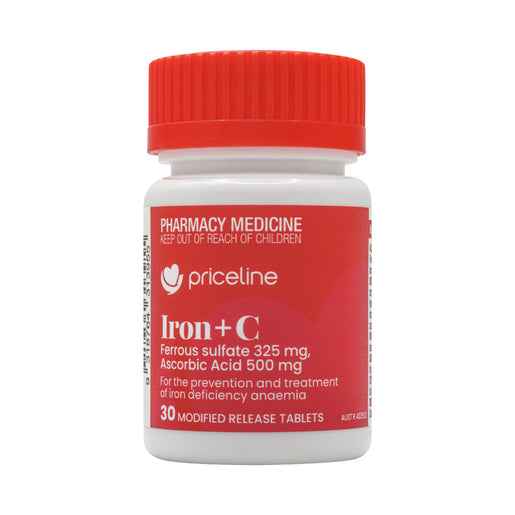 Priceline Iron + C 30 Tablets
