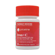 Priceline Iron + C 30 Tablets