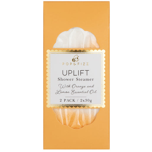 Pop & Fizz Relax Shower Steamer with Orange and Lemon Essential Oil 2 x 30g - GimmeNow