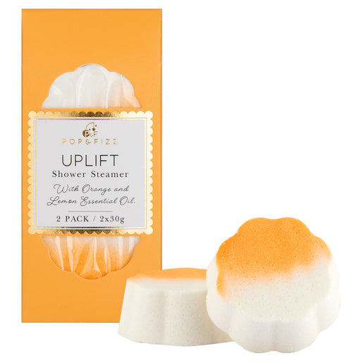 Pop & Fizz Relax Shower Steamer with Orange and Lemon Essential Oil 2 x 30g - GimmeNow