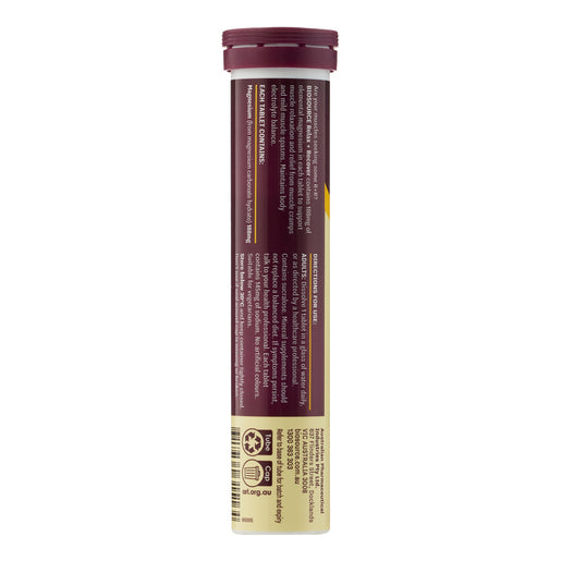 BIOSOURCE Relax + Recover Lemon Flavour 20 Effervescent Tablets - GimmeNow