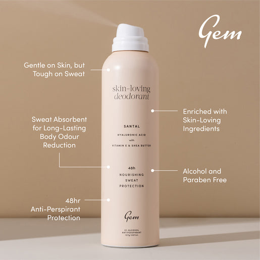 GEM Skin Loving Deodorant Santal 127g