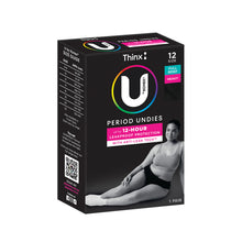 U By Kotex Thinx Period Undies Full Brief Heavy Size 12 Black 1 Pair - GimmeNow