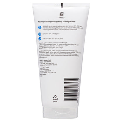 Neutrogena® Deep Clean Hydrating Foaming Cleanser 150g - GimmeNow