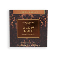 Revolution Pro Glow Edit Cream Gel Bronzer Medim Bronze 4g
