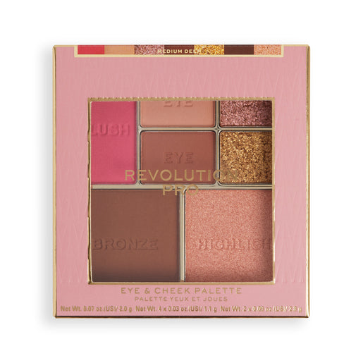 Revolution Pro Iconic Eye & Cheek Palette Medium/Deep 1 Each