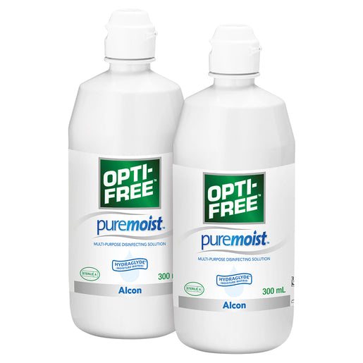 Opti-Free PureMoist Multi-Purpose Disinfecting Solution Twin Pack 2 x 300mL
