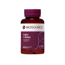 BIOSOURCE Calm + Relax 60 Tablets - GimmeNow