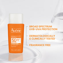 Avène Sunsitive Sunscreen Fluid SPF 50+ 50mL - GimmeNow