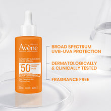Avène Sunsitive Sunscreen Serum SPF 50+ 30mL