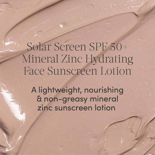 GEM Solar Screen SPF 50+ Mineral Zinc Hydrating Face Sunscreen Lotion 50mL