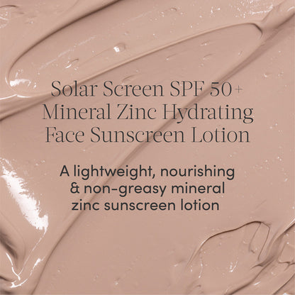 GEM Solar Screen SPF 50+ Mineral Zinc Hydrating Face Sunscreen Lotion 50mL