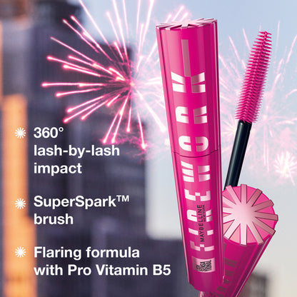 Maybelline Lash Sensational Firework Mascara Waterproof Very Black 11mL - GimmeNow