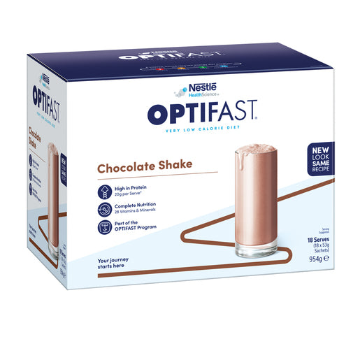 Optifast VLCD Shake Chocolate 18 x 53g - GimmeNow