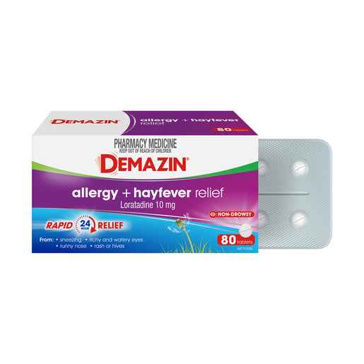 Demazin Allergy + Hayfever Relief Non-Drowsy 80 Tablets