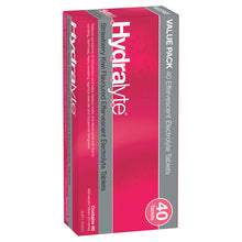 Hydralyte Strawberry Kiwi Flavoured Effervescent Electrolyte 40 Effervescent Tablets - GimmeNow